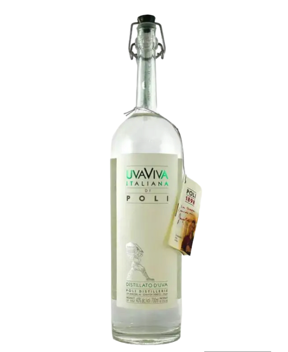 Poli - Grappa Uva Viva 0,7L 40 % Astucciato