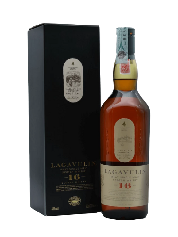 LAGAVULIN ISLAY SINGLE MALT SCOTCH WHISKY 16 ANNI - TORBATO