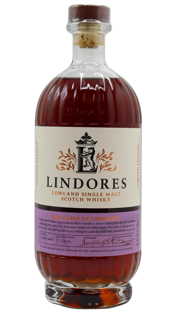 LINDORES LOWLAND SINGLE MALT SCOTCH WHISKY