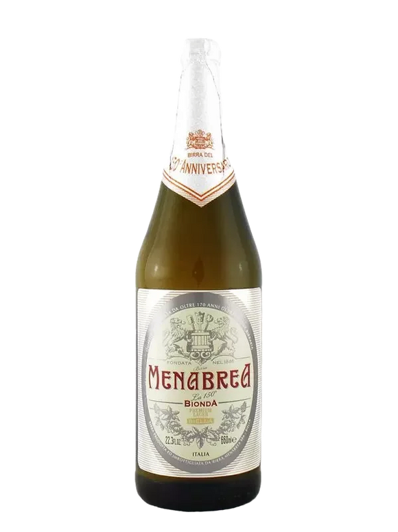 Birra MENABREA LAGER 150°ANNIVERSARIO 0,66L VAP* x 15 BT