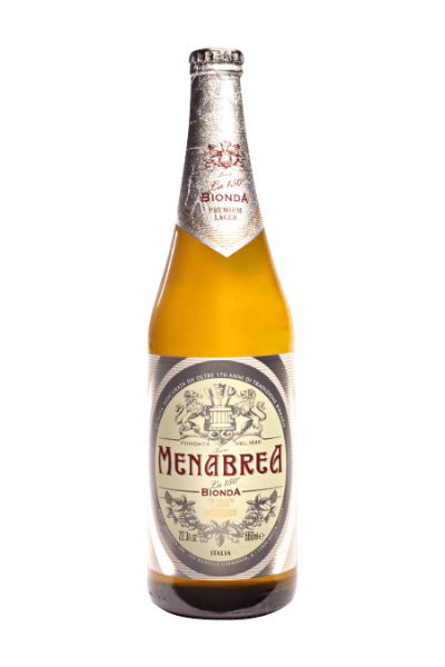 Birra MENABREA LAGER 150°ANNIVERSARIO 0,33L VAP* x 24 BT