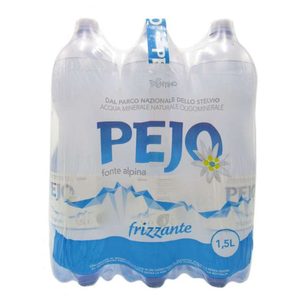 Acqua Pejo 1.5 l Frizzante Pet - Conf. 6 pz - Pejo - Bevande Acqua online